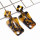 E-4994 4 Colors Acrylic Amber Pattern Earrings For Women