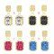 E-5006  4 Colors Gold Metal Geometric Shape Drop Earrings for Women Bohemian Party Jewelry Accessories