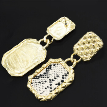 E-5006  4 Colors Gold Metal Geometric Shape Drop Earrings for Women Bohemian Party Jewelry Accessories
