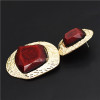 E-5010  5 Colors Gold Metal Geometric Shape Drop Earrings for Women Bohemian Party Jewelry Accessories