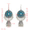 E-5012  6 Colors Boho Silver Metal Bells Statement Drop Dangle Earrings for Women Festival Party Jewelry