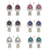 E-5012  6 Colors Boho Silver Metal Bells Statement Drop Dangle Earrings for Women Festival Party Jewelry
