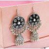 E-5012  6 Colors Boho Silver Metal Bells Statement Drop Dangle Earrings for Women Festival Party Jewelry