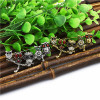 P-0422 Aamazing Vintage Gold Silver Plated Colorful Rhinestones Owls Pin Brooch