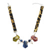 N-7156 Retro Resin Pendant Necklace Geometric Leopard Chain Sexy Women Necklaces