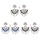 E-5019 Hollow Out Silver Sector Beads Tassel Earring For Women