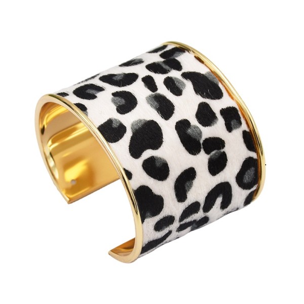 B-0919 Turkish 2 Colors Trendy Unique Leopard Cuff Bracelet& Bangle For Women Jewelry Design