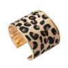 B-0919 Turkish 2 Colors Trendy Unique Leopard Cuff Bracelet& Bangle For Women Jewelry Design