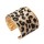 B-0919 Turkish 2 Colors Trendy Unique Leopard Cuff Bracelet& Bangle For Women Jewelry Design
