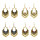E-5032 Vintage Retro Roman Personality Peach Heart Metal Ball Tassel Drop Dangle Earrings Hook Earring for Women