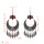 E-5035 Retro Carved Personalized Earring Long Tassel Drop Dangle Earrings For Women