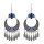 E-5035 Retro Carved Personalized Earring Long Tassel Drop Dangle Earrings For Women