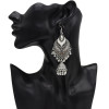 E-5044 4 Colors Boho Silver Metal Bells Statement Drop Dangle Earrings for Women Festival Party Jewelry