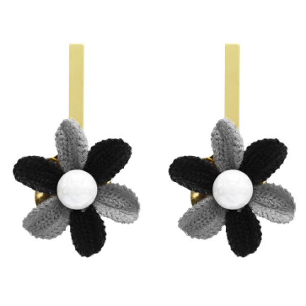 E-5049 New Fashion Gold Metal Flower Shape Drop Earrings for Women Boho Wedding Party Jewelry Gift