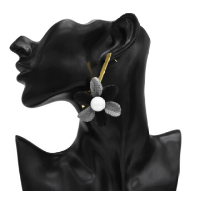 E-5049 New Fashion Gold Metal Flower Shape Drop Earrings for Women Boho Wedding Party Jewelry Gift