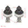 E-5052 2 Colors Boho Silver Gold Metal Bells Statement Drop Dangle Earrings for Women Festival Party Jewelry