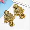 E-5052 2 Colors Boho Silver Gold Metal Bells Statement Drop Dangle Earrings for Women Festival Party Jewelry