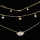 N-7165 Multilayers Gold Metal Star Evil Eye Pendant Necklaces for Women Boho Choker Party Jewelry