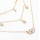 N-7165 Multilayers Gold Metal Star Evil Eye Pendant Necklaces for Women Boho Choker Party Jewelry