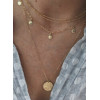 N-7174 6 Styles Fashion Silver Alloy Sun Moon Shaped Pendant Necklace Clavicular Chain Multilayer Necklace for Women