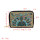 N-7178 5 Styles Turquoise Rice Beads Short Hand Bag Purse Cosmetic Bag