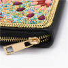 N-7178 5 Styles Turquoise Rice Beads Short Hand Bag Purse Cosmetic Bag