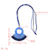N-7176 Ethnic Boho Handmade Round Tassel Pendant Necklace For Women Party Jewelry