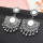 E-5085  Turkish Boho Silver Metal Bells Statement Earrings Creative Vintage Carved Mirror Drop Dangle Earrings for Women Festival Party Jewelry