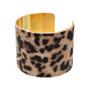 B-0921  * Turkish 2 Colors Trendy Unique Leopard Cuff Bracelet& Bangle For Women Jewelry Design