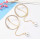 E-5097 Korean Gold Silver Metal Rhinestone Statement Earrings Creative Vintage Carved Hollow Round Drop Dangle Earrings for Women Festival Party Jewelry