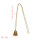 N-7181  2 Colors Vintage Alloy Carved  Bells Geometric Shaped Pendant Necklaces Long Chains Sweater Necklaces for Women Boho Party Jewelry