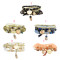 B-0924 5 Colors Boho Fashion Four Layer Chains Ethnic Custom Crystal Acrylic Beads Bracelets & Bangles for Women Wedding Party Jewelry