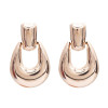 E-5125  3 Colors Fashion Glossy Alloy U-Type Earrings
