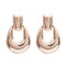 E-5125  3 Colors Fashion Glossy Alloy U-Type Earrings