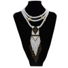 N-7186 6 Colors Beads Multilayer Bohemian Women's Necklace