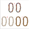 E-5131  3 Colors New Fashion Large Shinning Bling Bling Colorful Crystal  Tassel Drop Earrings for Women Bridal Wedding Party Jewelry