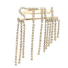 P-0432 Fashion Women Gold Silver Metal Crystal Brooches Dress Scarf Coat Accessories Gift