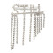 P-0432 Fashion Women Gold Silver Metal Crystal Brooches Dress Scarf Coat Accessories Gift