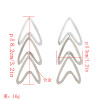 E-5140  Fashion Alloy Statement Earrings Creative Hollow Long Drop Earrings for Women Jewelry