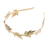 F-0601  Vintage Gold Leaf Hairbands Hair Ornament Headdress Girl Women Hair Jewelry Accessories
