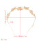 F-0601  Vintage Gold Leaf Hairbands Hair Ornament Headdress Girl Women Hair Jewelry Accessories