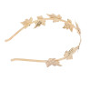 F-0601  Vintage Gold Leaf Hairbands Hair Ornament Headdress Girl Women Hair Jewelry Accessories