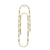 E-5143  2 Colors Oversized Pin-Shaped Pearl Spirit Earring（1piece）