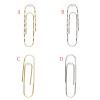 E-5143  2 Colors Oversized Pin-Shaped Pearl Spirit Earring（1piece）