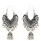 E-5154 Vintage Silver Gold Metal Bells Tassel Drop Earrings for Women Indian Party Jewelry Gift