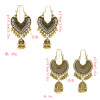 E-5154 Vintage Silver Gold Metal Bells Tassel Drop Earrings for Women Indian Party Jewelry Gift