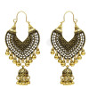E-5154 Vintage Silver Gold Metal Bells Tassel Drop Earrings for Women Indian Party Jewelry Gift