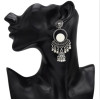 E-5153 6 Colors Vintage Silver Gold Metal Bells Tassel Drop Earrings for Women Indian Party Jewelry Gift