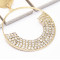 E-5176  Fashion Silver Gold Geometric Shape Metal Crystal Earring for Women Bridal Wedding Party Jewelry