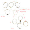 B-0937  Fashion Korean Bracelets Cuff Multi layer  Wristband Beads Bracelet For Women jewelry.